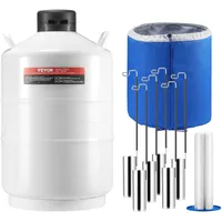Vevor Flüssigstickstofftank, Stickstoffbehälter 20L LN2 Behälter 6 Kanister