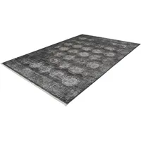 Calo-deluxe Teppich CALO-DELUXE "Rossa 707" Gr. 4, grau (anthrazit),