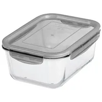 GASTROMAX Glas-Frischhaltedose 0,25 Liter grau - Grau