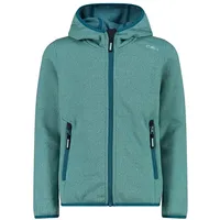 CMP KID G Jacket Fix Hood acqua-teal (08ES) 116