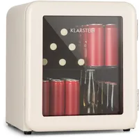 Klarstein PopLife 48 Getränkekühler Kühlschrank 0-10 °C Retro-Design