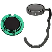 Kwmobile Taschenhalter für Tisch - 2X Faltbare Antirutsch Handtaschenhalter
