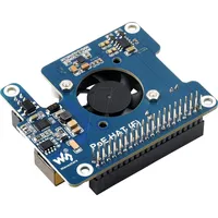 Waveshare Raspberry Pi 5, SMPS, Onboard-Lüfter, Kühlkörper
