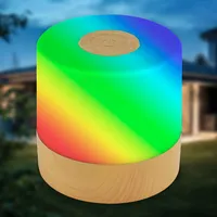 B.K.Licht - Mini RGBW LED Tischlampe kabellos IP44 mit