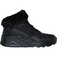 SKECHERS Uno Lite Comfurt Collar Winter Boots, Schwarz, 30