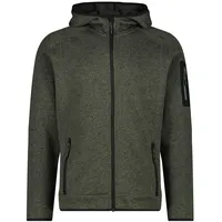 CMP Man Jacket Fix Hood Olive-Schwarz, 58