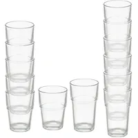 San Ignacio Set mit 12 stapelbaren Gläsern, 270 ml,
