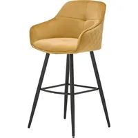 Stolkom Stolkom, Barhocker, drehbar 180 ° Metall/Samtstoff