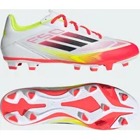Adidas F50 Club FG/MG Fußballschuhe, Cloud White/Core Black/Solar Yellow,