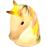 GLOBO LED Dekoleuchte Kinderzimmerlampe Nachtlicht Einhorn Tischleuchte bunt, USB