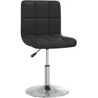 VidaXL Esszimmerstuhl Kunstleder schwarz