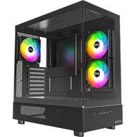 Montech Xr (mATX, Mini-ITX, ATX), PC Gehäuse, Schwarz
