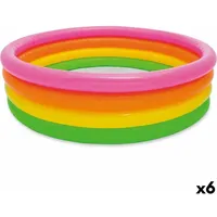 Intex Aufblasbares Planschbecken für Kinder Sunset 6 Stück) bunt