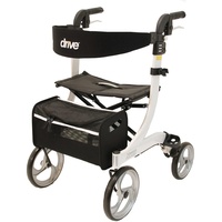 Drive Medical Rollator Nitro Größe M weiß für Indoor