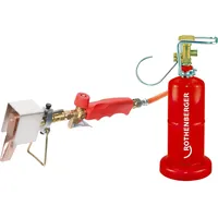 Rothenberger Industrial Dachrinnen-Lötset inkl. Propan-Kleinflasche 0,5kg leer