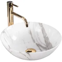 REA STELLA SHINY AIAX, Waschtisch Handwaschbecken Bad Waschschale Waschbecken