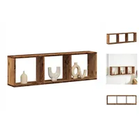 VidaXL Wandschrank 100x16x30 cm Altholz-Optik Holzwerkstoff