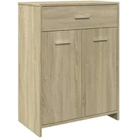 VidaXL Badezimmerschrank Sonoma-Eiche 60x33x80 cm Holzwerkstoff