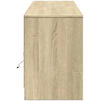 VidaXL TV-Schrank mit LED-Beleuchtung Sonoma-Eiche 180x34x50 cm