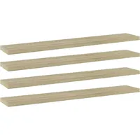 VidaXL Bücherregal-Bretter 4 Stk. Sonoma-Eiche 60x10x1,5 cm