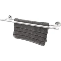 Bremermann Badetuchstange, Chrom, Metall, 69x6x13.5 cm, Badaccessoires, Duschzubehör, Handtuchhalter