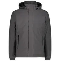 CMP JACKET SNAPS HOOD, 34K0197, Dark Grey, 56