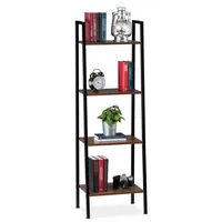 Relaxdays Standregal 4 Ablagen 4 x 30 x 120