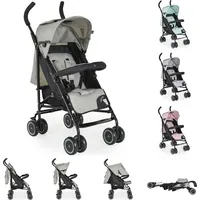 Moni Kinderwagen, Buggy Jerry, Sonnendach, schwenkbare Vorderräder, EVA-Räder schwarz