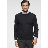 Olymp Rundhalspullover OLYMP Strick Casual moderner Strickpullover blau XXL