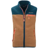 TROLLKIDS Hemsedal Weste - Almond / Madeira Blue /
