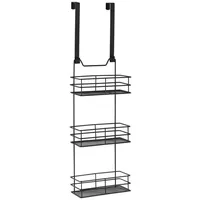 Trend-Center Türregal HARALD, 23 x 79 cm - Schwarz