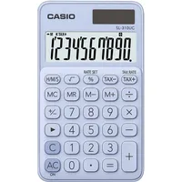 Casio SL-310UC-LB Taschenrechner Hellblau Display (Stellen): 10 solarbetrieben, batteriebetrieben