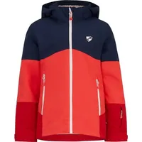 Ziener Kinder AMAJA Ski-Jacke/Winterjacke | warm, atmungsaktiv, wasserdicht, fiery