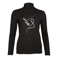 Seidel Moden Langarmshirt SEIDEL MODEN, Damen, Gr. 44, schwarz,