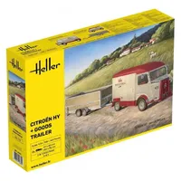 Heller 50331 Citroen HY + Goods Trailer