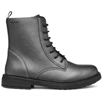 GEOX J Eclair Girl D Ankle Boot, Gun, 33
