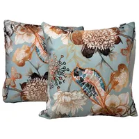 Jet-Line 2-er Deko Kissen Set Vogel 40x40 cm Sofakissen