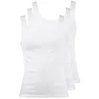 SCHÖLLER Baumwolle Achselhemd 3er Pack - 48 | Weiss