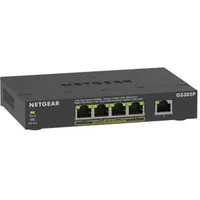 Netgear GS305Pv3 5-port Gigabit Ethernet PoE+, V3 (GS305P-300)