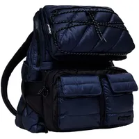 DESIGUAL Nylon Backpack Navy