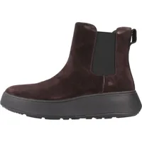 FitFlop F-mode Flatform Chelsea Stiefel, Schokobraun, 39 EU