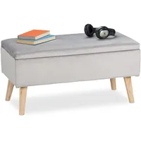 Relaxdays Sitzbank, Sitzbank 80 cm,