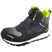 LICO Akima Winterstiefel, Schwarz/Grau/Lemon, 32 EU