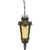 Elstead Lighting Baltimore Außen-Hängeleuchte E27 50cm Verwitterte Bronze -