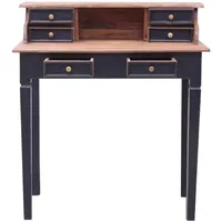 VidaXL Schreibtisch Altholz massiv / Braun