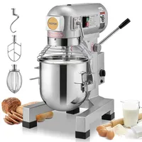 Vevor Küchenmaschine Standmixer 550W Knetmaschine 10 L Teigmixer Mixer