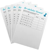 Kompatible Ware Terminblöcke 7.4 cm x 10.5 cm grau