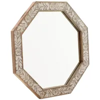 LAKSHMI-indisches-moebelhaus.de Spiegel Sita 60x60 aus Mangoholz
