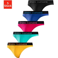 Bruno banani String (Packung, 5% St.), mit Streifen Logo