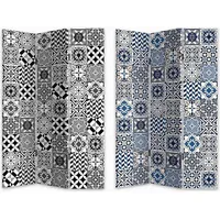 Hti-Living HTI-Line Paravent Muster Raumteiler Sichtschutz Trennwand Marokko